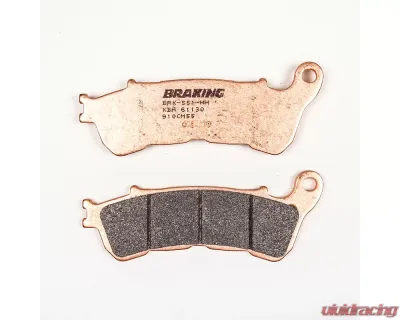 Braking Sintered Sport Brake Pad Set Honda CB | CBR | CTX | NC | VFR | PS | NSA | Suzuki VLR 2020 - 910CM55