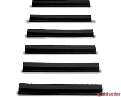 Caliber Black Trailer Grips Black 6 pcs Set - 13200