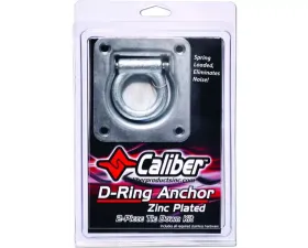 Caliber 2 pcs. Tie Down Zinc Coated Trailer D-Ring Anchor Kit