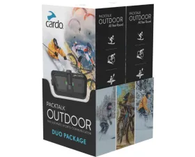 Cardo Systems Packtalk Outdoor Duo Black