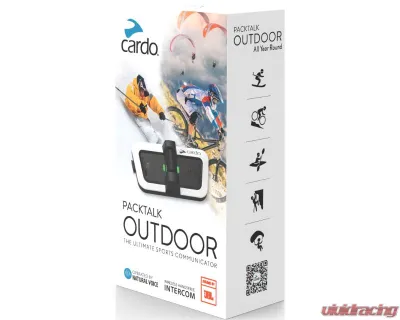 Cardo Systems Packtalk Outdoor Single White - 71-5072