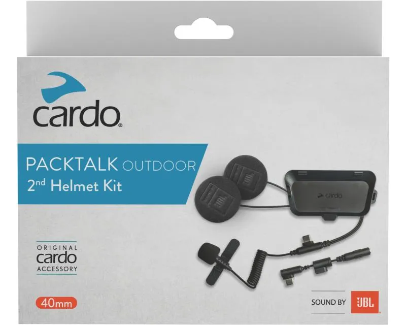 Cardo Systems Packtalk Outdoor 2nd Helmet Kit - 71-5075