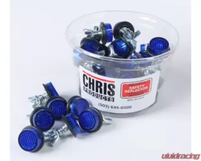 Chris Products Mini-Reflectors Blue - CH40B