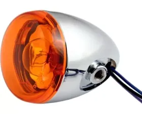 Chris Products Turn Signal Assembly Chrome Amber 8887A