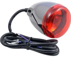 Chris Products Turn Signal Assembly Black Nickel Red
