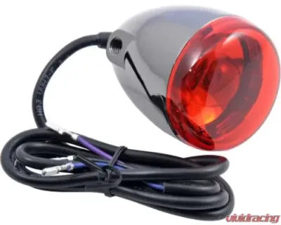 Chris Products Turn Signal Assembly Black Nickel Red - 8500R-BN