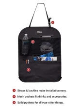 Covercraft Polycotton Seatback Organizer Charcoal Black                                     - SBK1001PCCH - Image 3
