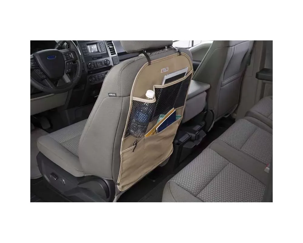 Covercraft Polycotton Seatback Organizer Taupe - SBK1001PCTP