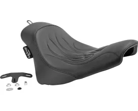 Danny Gray Flame Standard Solo Buttcrack Seat Harley Davidson FLST | FLSTC 2008-2017