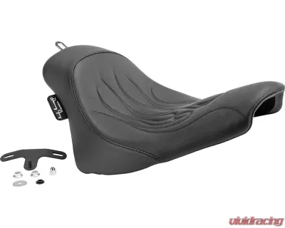 Danny Gray Flame Standard Solo Buttcrack Seat Harley Davidson FLST | FLSTC 2008-2017 - 21-103F
