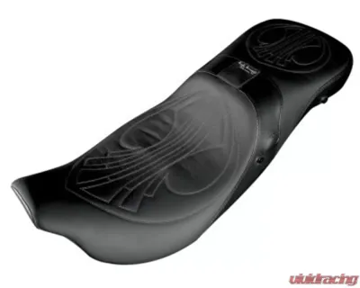 Danny Gray 2-Up XL Standard Weekday Seat Harley Davidson FLH | FLT 2008-2019 21-420DAIR - 21-420DAIR