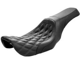 Danny Gray 2-Up Weekday Diamond Stich Seat Harley Davidson FXD Dyna 2006-2010