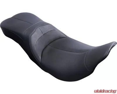 Danny Gray 2-Up LowIST Leather Seat Harley Davidson FLH | FLT | FLR 2008-2018 - FA-DGE-0290