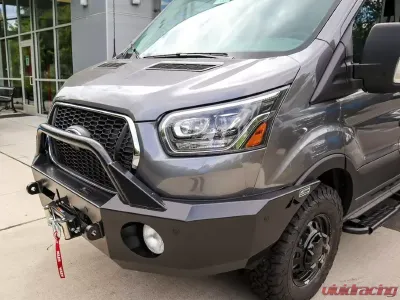 Aluminess Front Bumper with Bull Bar Ford Transit 2020+ - 210546