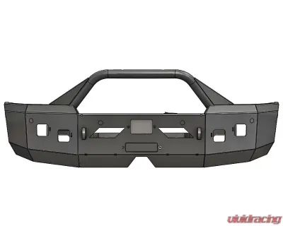 Aluminess Front Bumper with Bull Bar Ford Transit 2020+ - 210546