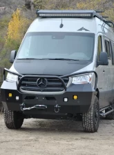 Aluminess Front Bumper with Brush Guard Mercedes-Benz Sprinter 2019+                                     - 210620 - Image 2