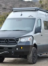 Aluminess Front Bumper with Brush Guard Mercedes-Benz Sprinter 2019+                                     - 210620 - Image 2