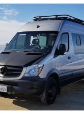 Aluminess 3/4 in. Pipe Penthouse Low Profile Go Power Solar Half Perforated Floor Weekender Open Front Roof Rack Dodge | Mercedes-Benz Sprinter 2007+                                     - 210431.1 - Image 2