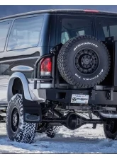 Aluminess Rear Bumper with Brush Guards and Swing Arms for Ford E-Series 1992-2014                                     - 210005.6 - Image 9