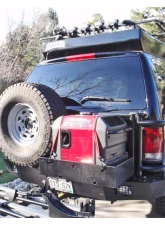 Aluminess Rear Bumper with Brush Guards and Swing Arms for Ford Excursion 1999-2005                                     - 210043.3 - Image 5