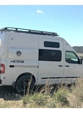 Aluminess Rear Bumper with Swing Arms Nissan NV 2012-2021                                     - 210245.2 - Image 2