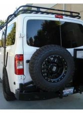 Aluminess Rear Bumper with Swing Arms Nissan NV 2012-2021                                     - 210245.2 - Image 4