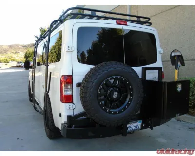 Aluminess Rear Bumper with Swing Arms Nissan NV 2012-2021 - 210245.2