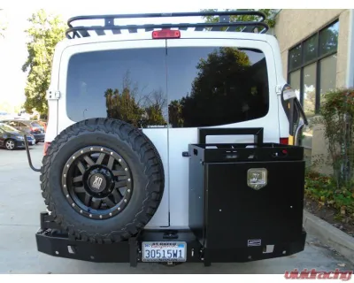 Aluminess Rear Bumper with Swing Arms Nissan NV 2012-2021 - 210245.2