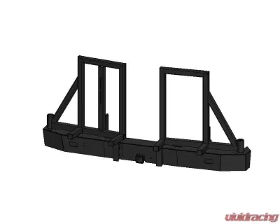 Aluminess Slimline Rear Bumper with Swing Arms for Mercedes-Benz Sprinter 2007-2018 - 210288.4