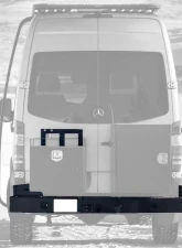 Aluminess Slimline Rear Bumper with Bike Rack Arms for Mercedes-Benz Sprinter 2007-2018                                     - 210288.5 - Image 2