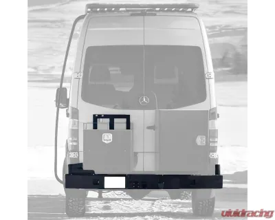 Aluminess Slimline Rear Bumper with Bike Rack Arms for Mercedes-Benz Sprinter 2007-2018 - 210288.5