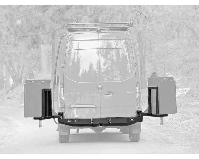 Aluminess Slimline Rear Bumper with Swing Arms Mercedes-Benz Sprinter 2019+ - 210506.5