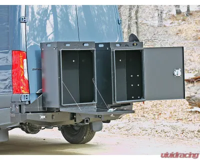 Aluminess Slimline Rear Bumper with Swing Arms for Mercedes-Benz Sprinter 2019+ - 210506.5