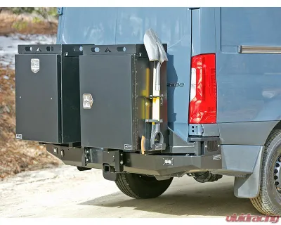 Aluminess Slimline Rear Bumper with Swing Arms for Mercedes-Benz Sprinter 2019+ - 210506.5