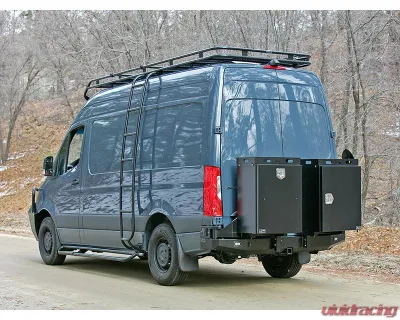 Aluminess Slimline Rear Bumper with Swing Arms for Mercedes-Benz Sprinter 2019+ - 210506.5