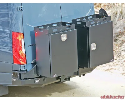 Aluminess Slimline Rear Bumper with Swing Arms for Mercedes-Benz Sprinter 2019+ - 210506.5