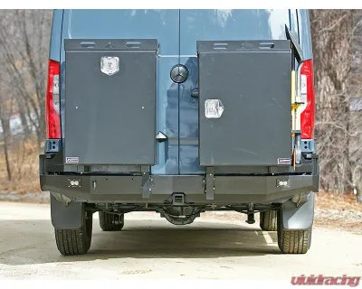 Aluminess Slimline Rear Bumper with Swing Arms for Mercedes-Benz Sprinter 2019+ - 210506.5