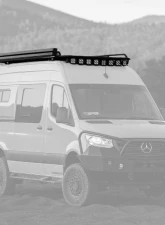 Aluminess 170" EXT Explorer Roof Rack with ARC Onx Light Mount for 2019+ Mercedes Sprinter                                     - 210703.1 - Image 9