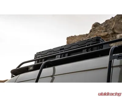 Aluminess 170" EXT Explorer Roof Rack with ARC Onx Light Mount for 2019+ Mercedes Sprinter - 210703.1