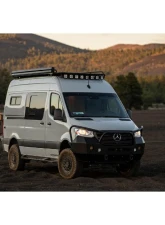 Aluminess 170" EXT Explorer Roof Rack with ARC Onx Light Mount for 2019+ Mercedes Sprinter                                     - 210703.1 - Image 5