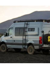 Aluminess 170" EXT Explorer Roof Rack with ARC Onx Light Mount for 2019+ Mercedes Sprinter                                     - 210703.1 - Image 9
