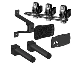 Aluminess Rear Door Box & Tire Carrier Mounting Kit