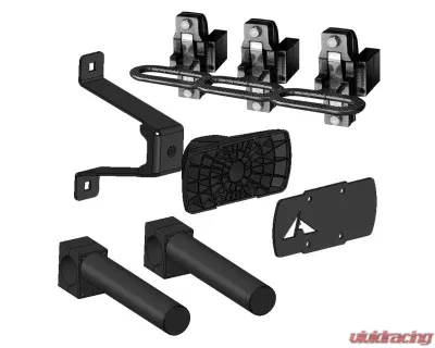 Aluminess Rear Door Box & Tire Carrier Mounting Kit - 210715