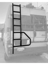 Aluminess Rear Door Ladder for Low Roof Ram Promaster 2014+ with Tire Box Mount                                     - 210717.1 - Image 10