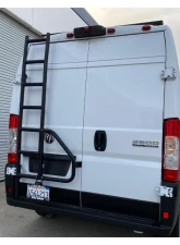 Aluminess Rear Door Ladder for Low Roof Ram Promaster 2014+ with Tire Box Mount                                     - 210717.1 - Image 3