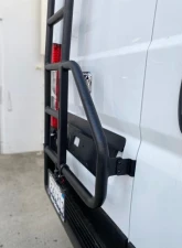 Aluminess Rear Door Ladder for Low Roof Ram Promaster 2014+ with Tire Box Mount                                     - 210717.1 - Image 5