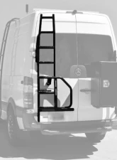 Aluminess Rear Door Ladder for High Roof Mercedes-Benz Sprinter 2007-2018 with Tire Box Mount                                     - 210720 - Image 2