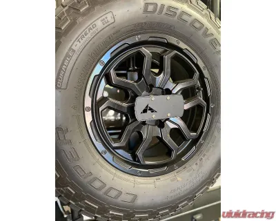 Aluminess Rear Door Ladder for High Roof Mercedes-Benz Sprinter 2007-2018 with Tire Box Mount - 210720