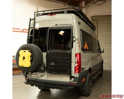 Aluminess Upper BackPAC Rear Door Plate for Mercedes-Benz Sprinter 2019+ - 210765