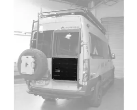 Aluminess Upper BackPAC Rear Door Plate for Mercedes-Benz Sprinter 2019+
